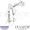 Grohe Zedra Single-Lever Sink Mixer Spares